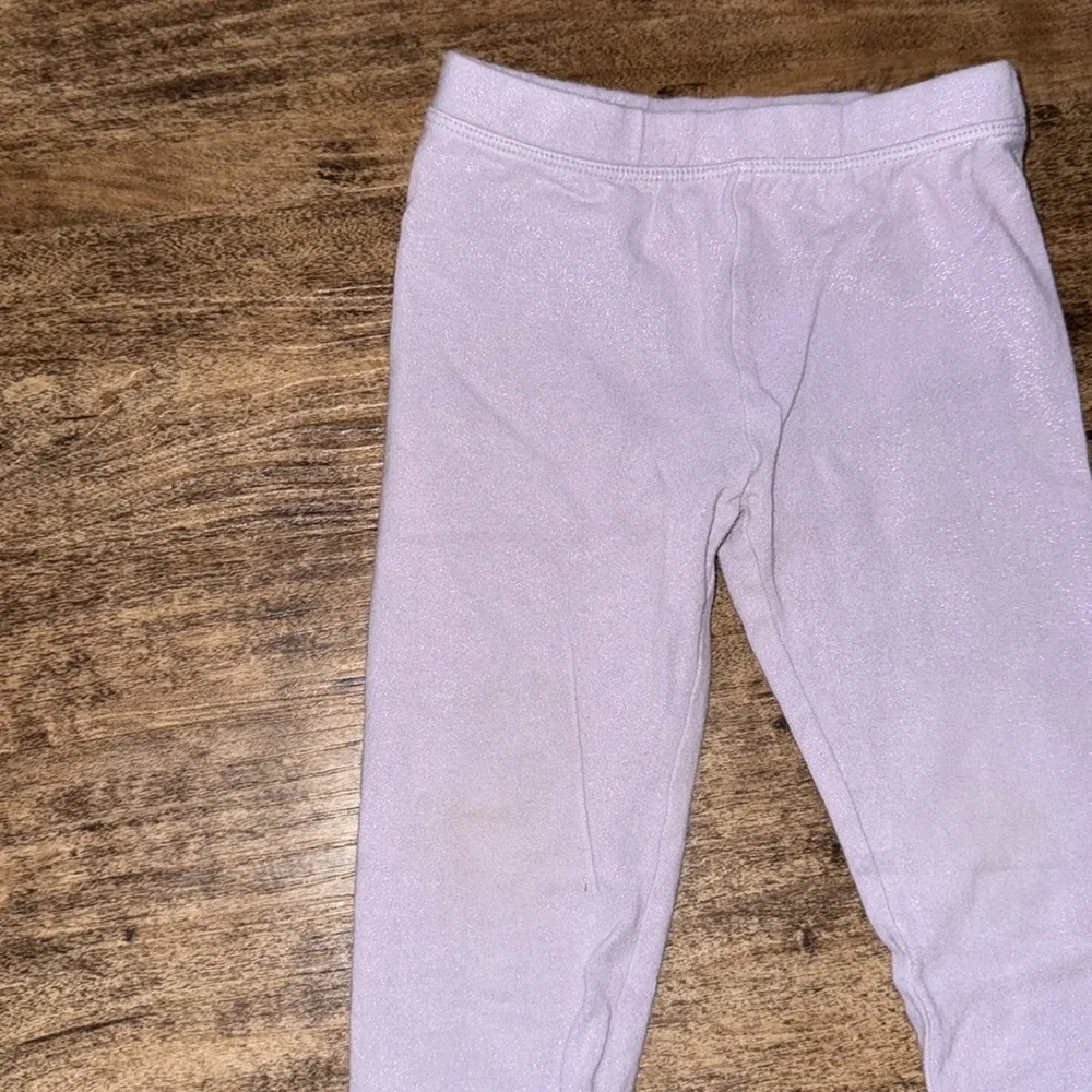 Lilac leggings size 2t cotton